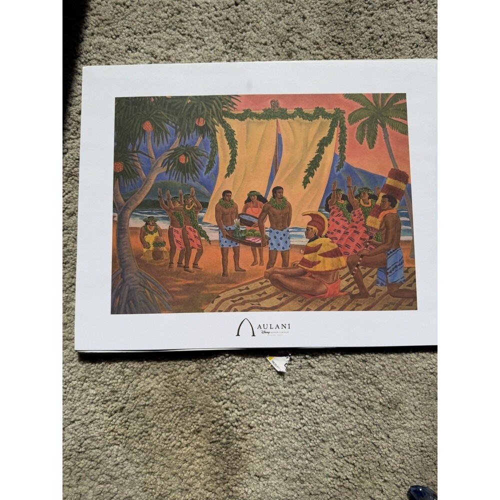 Disney Vacation Club Aulani Makahiki Art Print By Dubbed Tolentino ￼￼